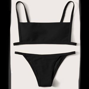Rib Tanga Bikini Swimsuit